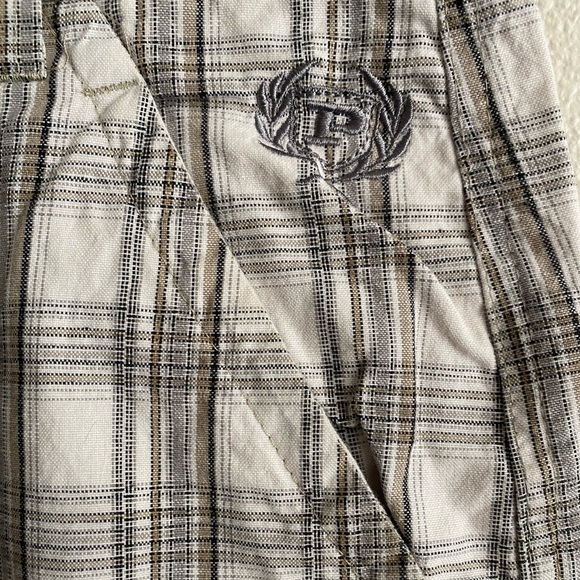 Phat Farm Classic Plaid Flat Front Performance Shorts 38 - Picture 7 of 12